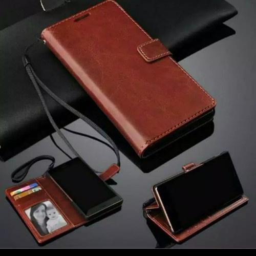 Flip Case Wallet Dompet Kulit Sarung Buku Leather XIAOMI REDMI 6/REDMI 12/REDMI 13C/REDMI A1+/REDMIA