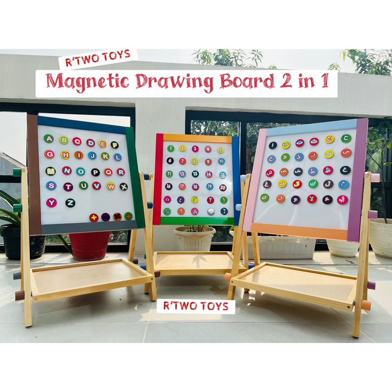 

PAPAN TULIS MAGNETIC DRAWING BOARD 2 in 1