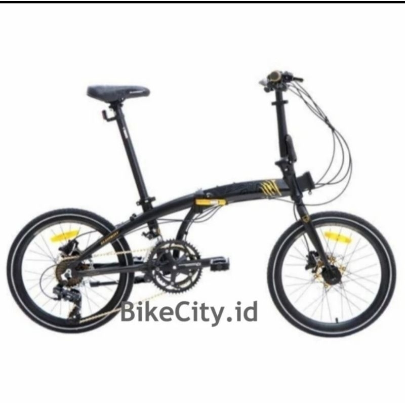 SEPEDA LIPAT ELEMENT ECOSMO Z8 BLACK PANTHER SPESIAL EDITION NEW