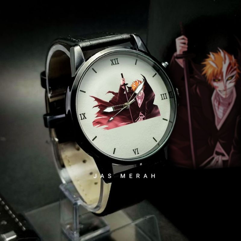 Jam Tangan Bleach Ichigo Analog Include Double Strap + Bonus