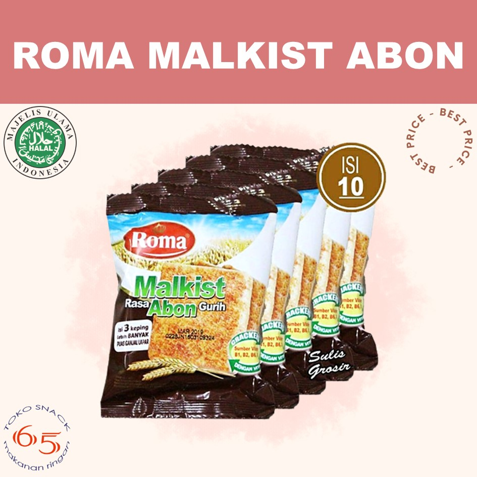 

roma malkist abon 21 gr. Biskuit. PAK