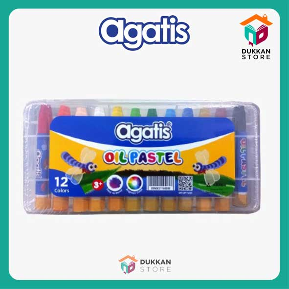

Crayon Agatis Eco isi 12 Warna - Krayon Agatis Eco Oil Pastel #agatis