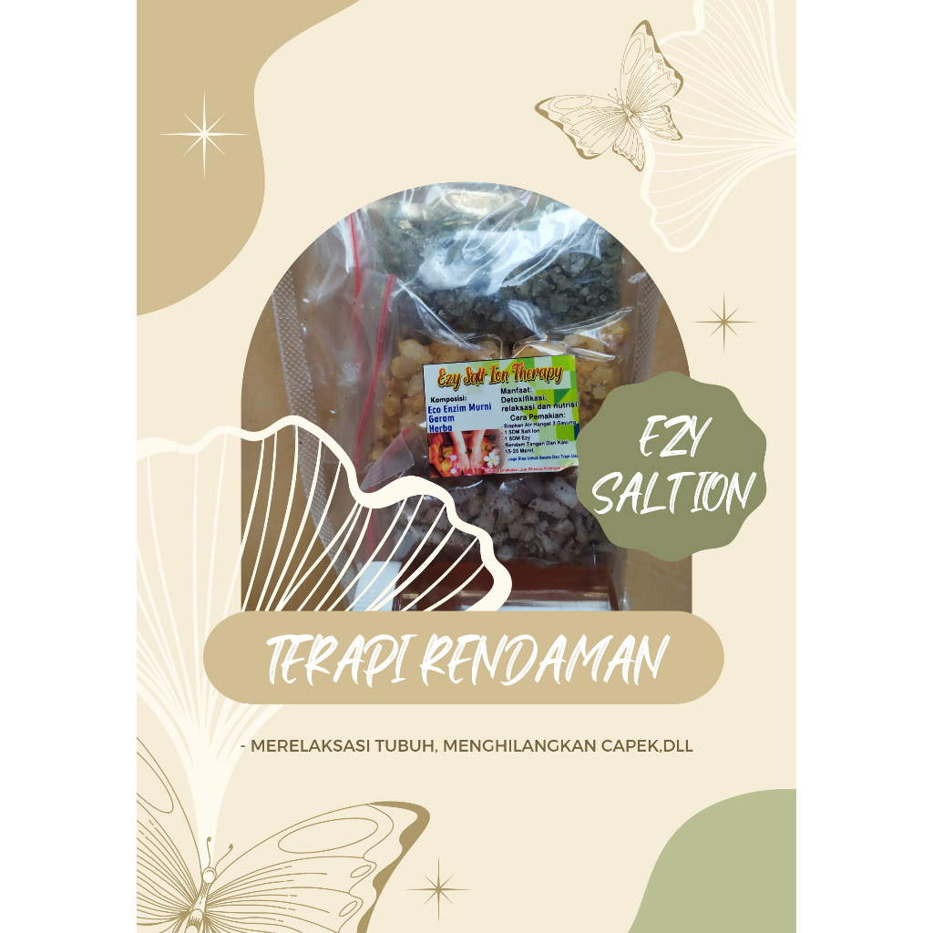 Garam herba terapi rendaman kaki