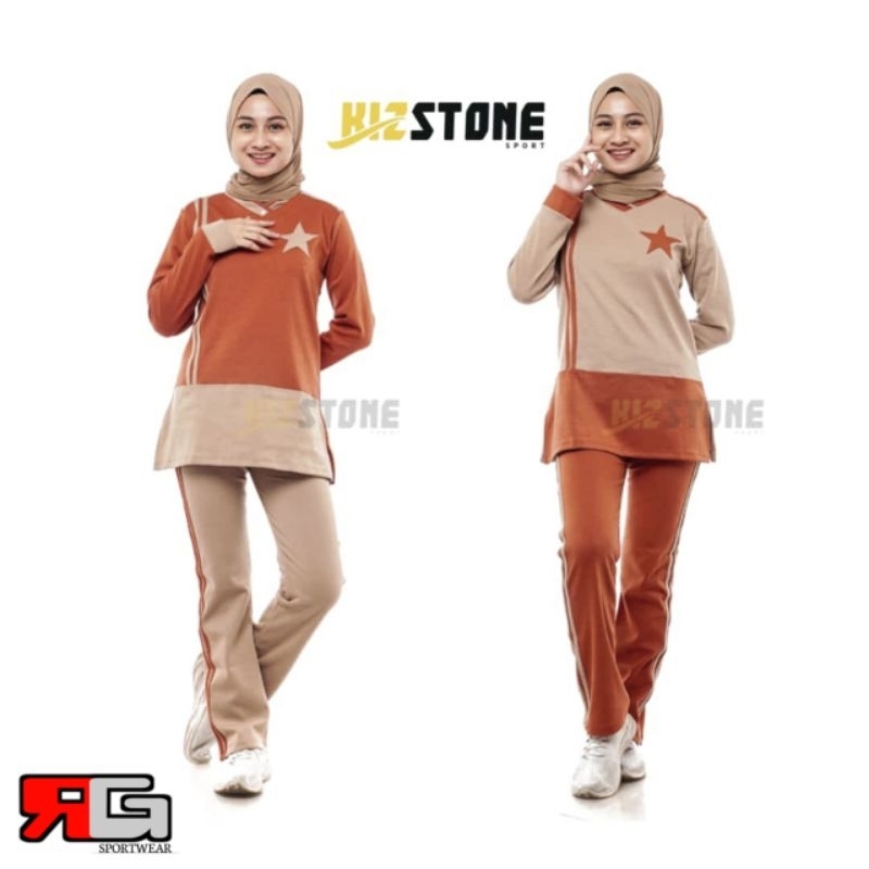 Setelan Baju Olahraga Syar'i / Baju Senam Muslimah / Baju Olahraga Wanita