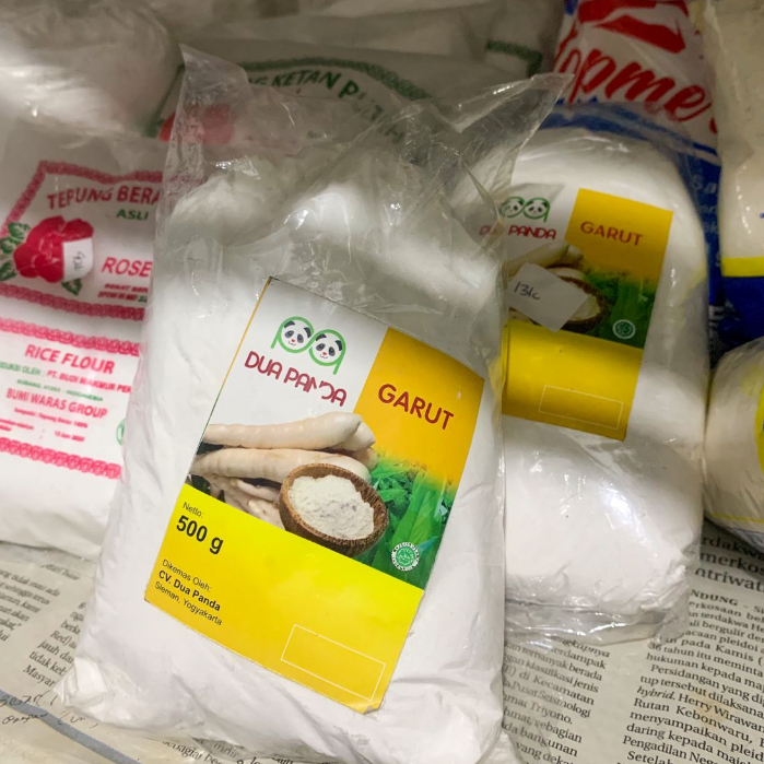 

Tepung Pati Garut 500gr