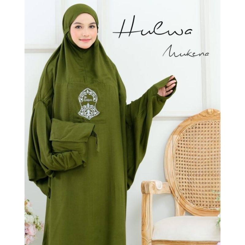 Mukena Hulwa Standar by elkisa/mukena terompah/mukena hadramaut/mukena rayon/mukena malaysia/mukena 