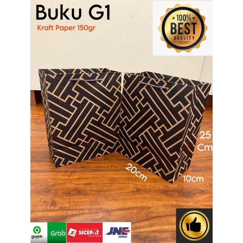 

Minimal Order 12 pcs dan Kelipatan 12 pcs! Paperbag Buku G1 Motif Minimalis 20x10x25 Shopping Bag Tas Souvenir Goodie Bag Tas Belanja Tas Kertas Motif