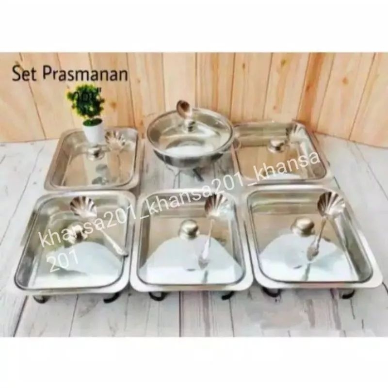 Set Prasmanan Tutup Kaca