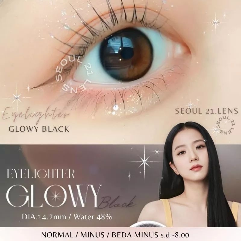 Glowy by urban 14.5 mm normal minus /softlens natural