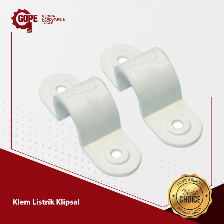 Klem Pipa Klem Listrik Klipsal Clipsal