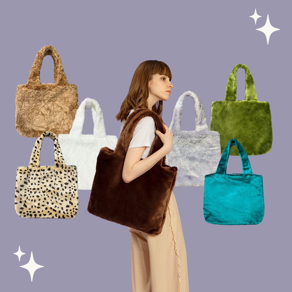 Fluffy Totebag - Bling It On