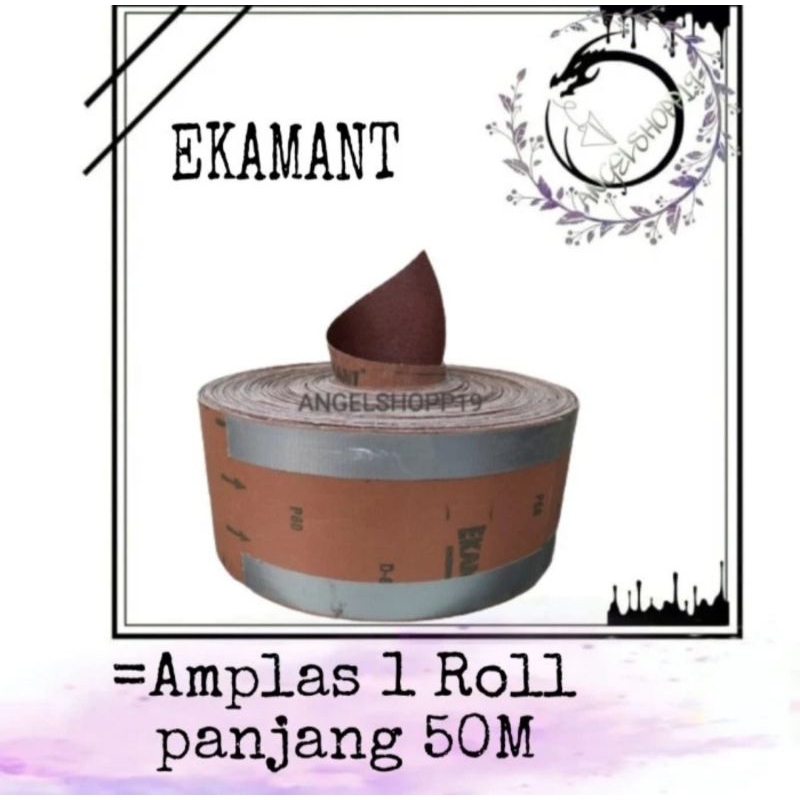 Amplas Roll EKAMANT NO 60 Kain Kaku