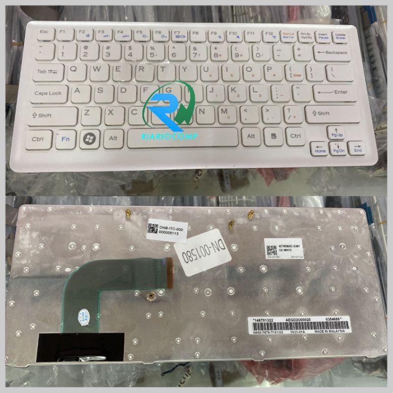 KEYBOARD SONY VAIO PCG-3G3L PCG-3G4L PCG-3G5L CS SERIES WHITE