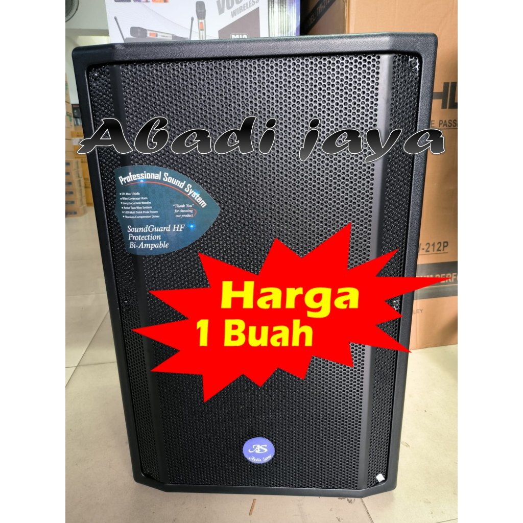 speaker aktif audio seven as 7 as-7 as7 15 inch 1000 watt 1 buah