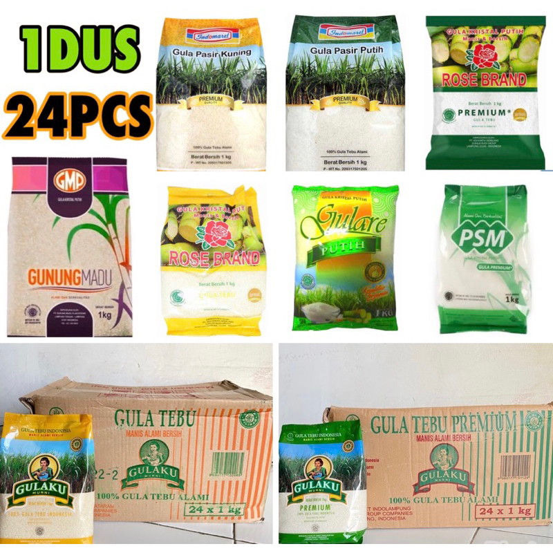 GULA PASIR 1DUS/KARTON GULA PREMIUM