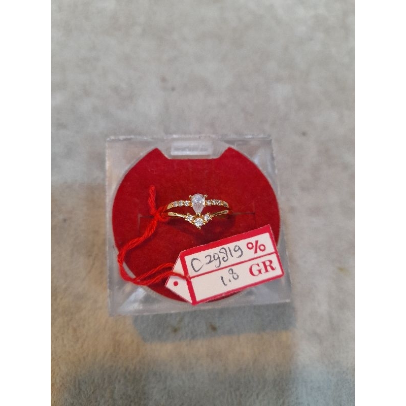 cincin fuji susun mata tetes size 7