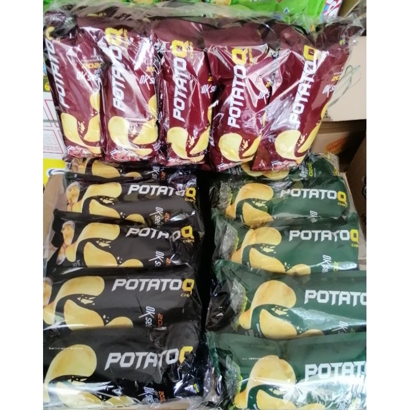 Kikoya potato Q Chips 22 gram 1pak isi 10bungkus