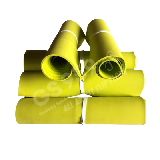 ( LIMBAH ) SPON ATI / SPON EVA / BUSA ATI LEMBARAN WARNA HIJAU TEBAL 1,5 - 2 MM