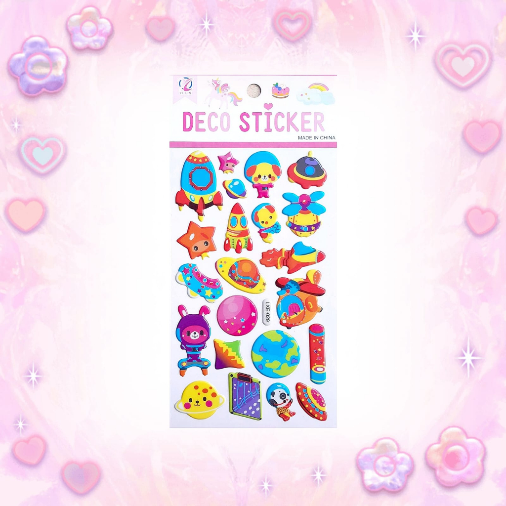 

Gambar Tempel Sticker Timbul Stiker Anak Edisi UFO Spaceship