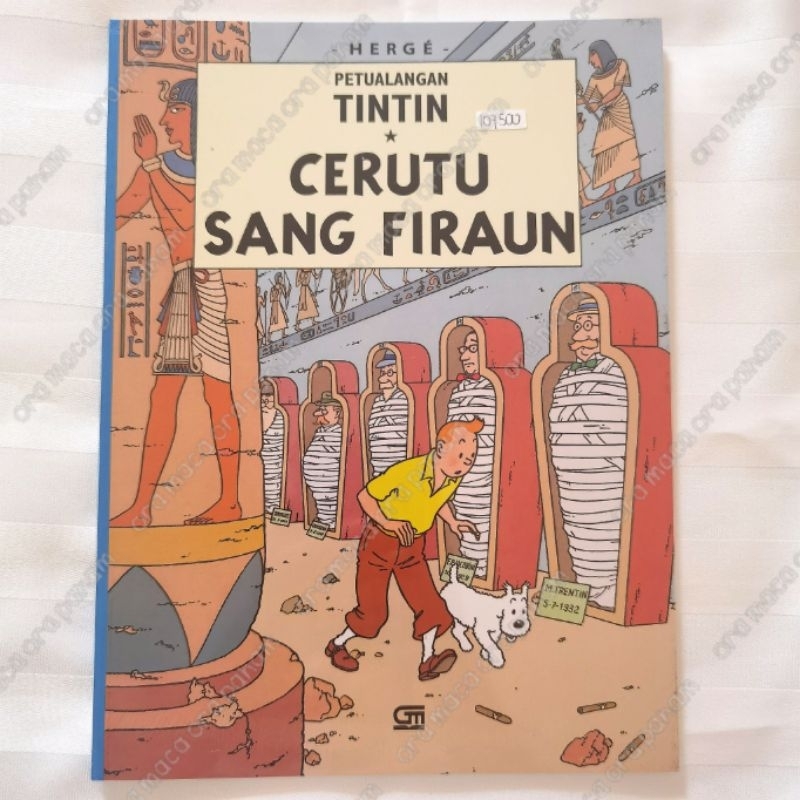 Buku Komik Petualangan Tintin - C3rutu Sang Firaun