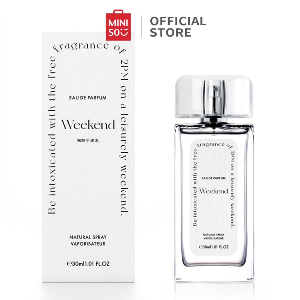 MINISO Parfum Unisex Weekend Perfume Eau de Toilette 60ml Parfum Wanita dan Pria