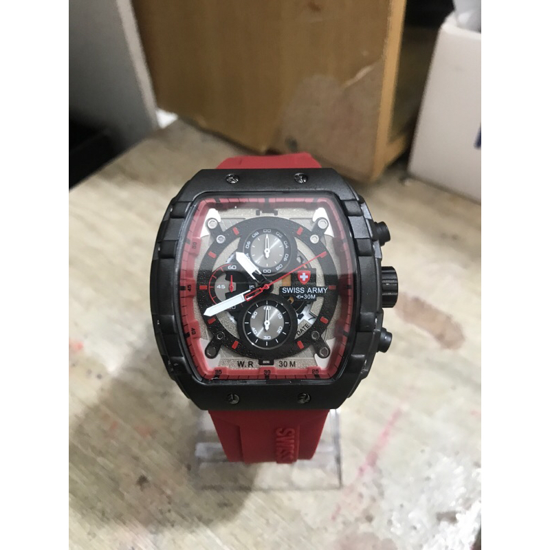 jam  chrono petak rubber cowok