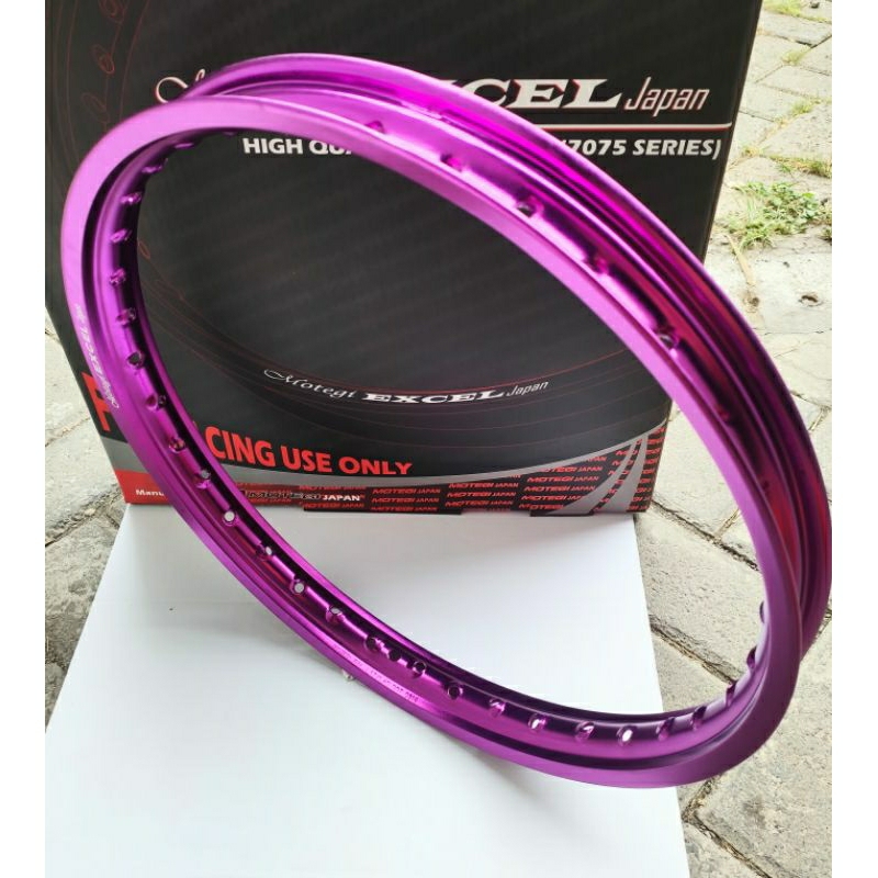 VELG MOTEGI EXCEL JAPAN WM SHAPE RING 17 LEBAR 140 PURPLE