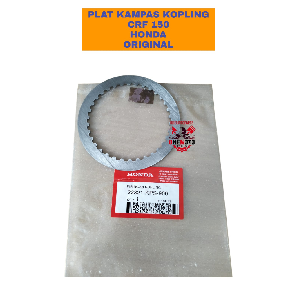PLAT KAMPAS KOPLING CRF150L CB150 MEGAPRO VERZA150 22321KPS900