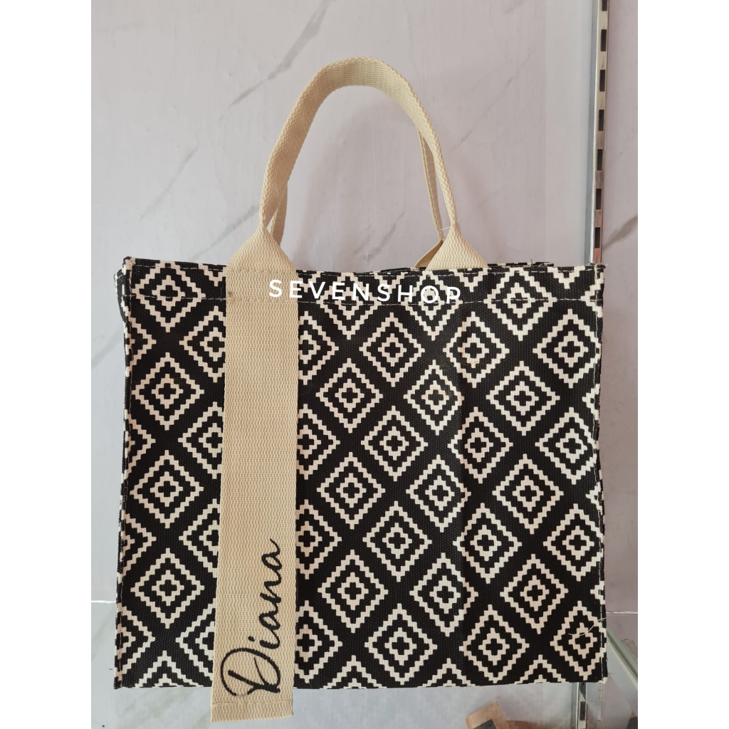 tas kanvas jumbo custom nama satuan tas kado hari guru