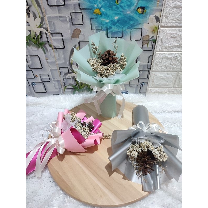 Buket bunga / bunga rustic / mini buket /bouquet mini / Bouquet