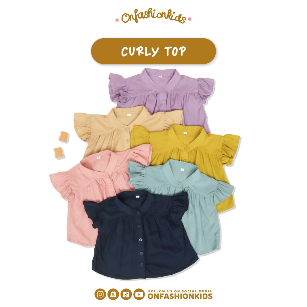 Onfashioinkids - Curly Blouse Baju Anak Perempuan