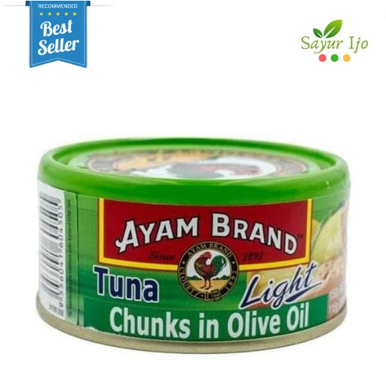 

Ayam Brand Tuna Light Chunks In Olive Oil 150 Gram Ikan Kaleng Instant