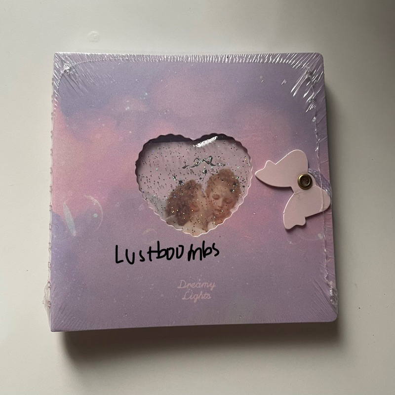 

dreamy lights korea kr heart pocket twin ring notebook (bubble bath) sealed