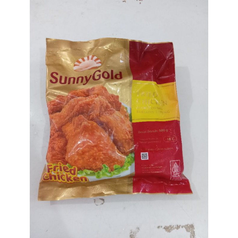 

Sunny Gold Fried Chicken [Ayam Goreng Berlapis Tepung] 500gr