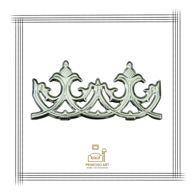 Ornamen Aksesoris Stainless Bunga Kapal Hiasan Pagar