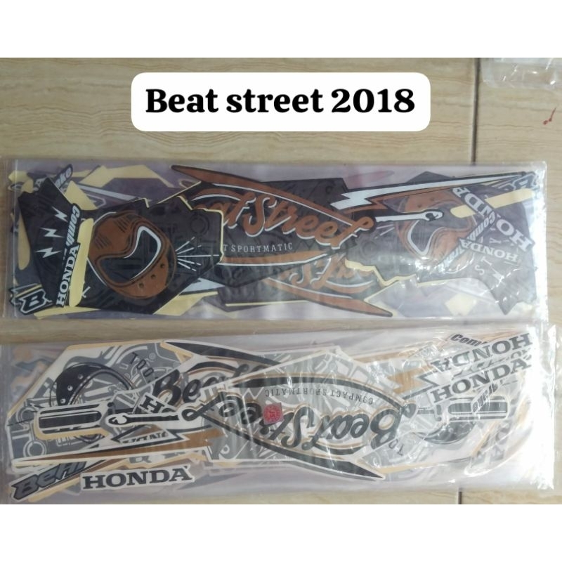 COD / striping Beat street 2018 ori / stiker standar Honda Beat street full body