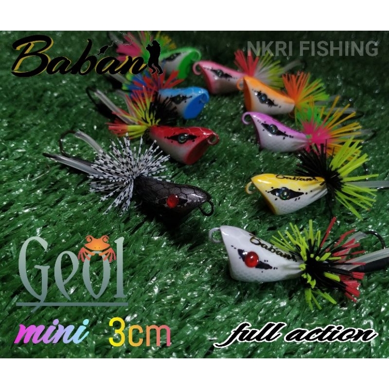 mini geol baban 3cm auto wtd full action sangat rapat