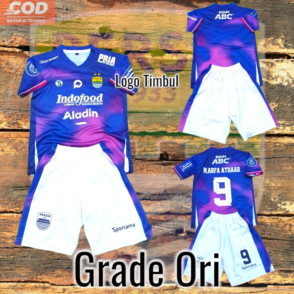 BEST SELLER terbaru baju bola anak setelan kiper teja alternate 3rd 1-12th bs request nama