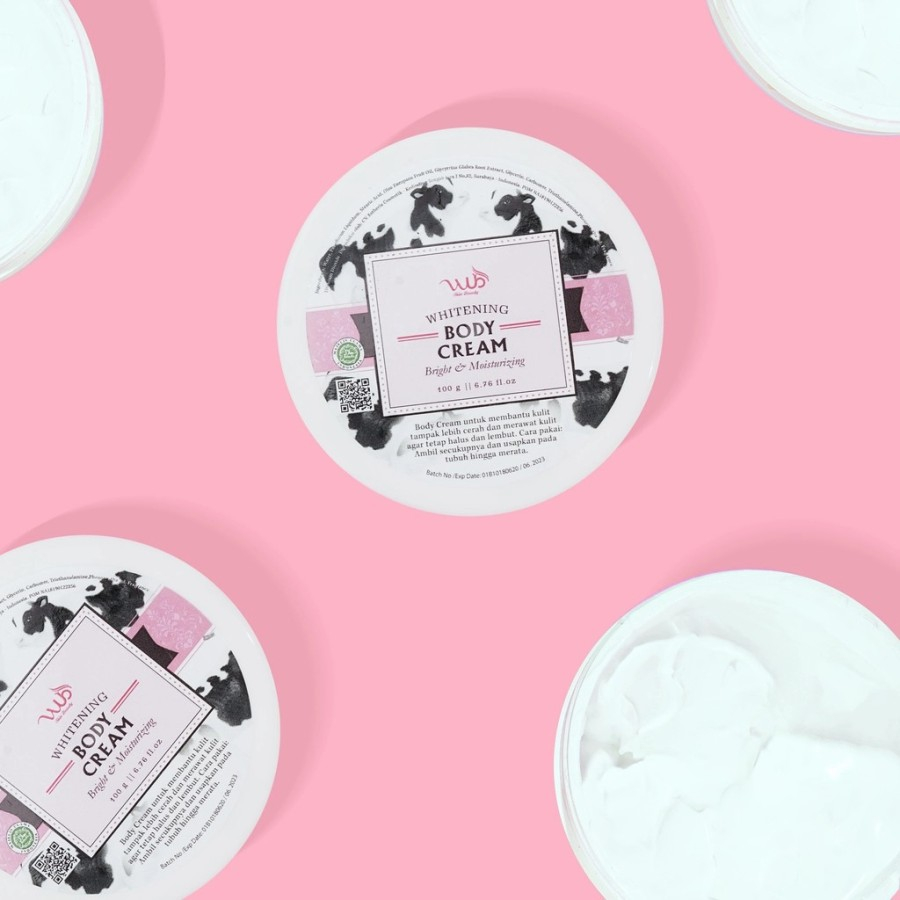 WUB skin beauty body cream/bleaching/pemutih badan 100gr
