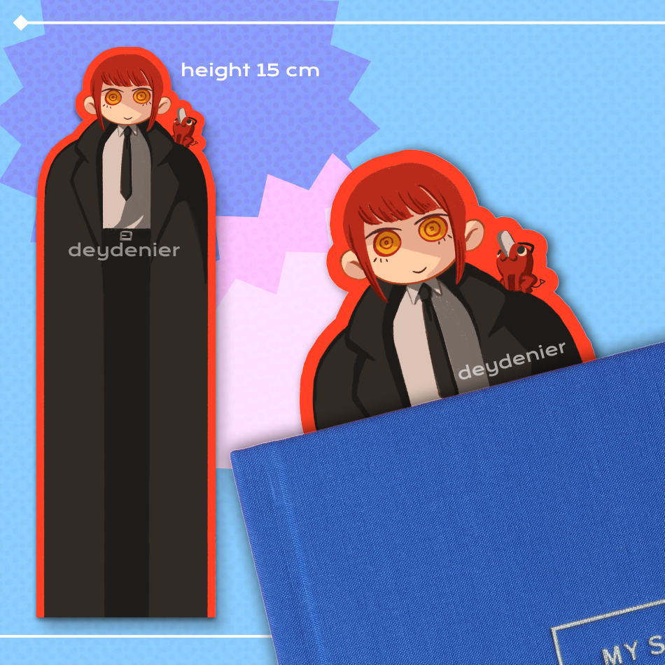 Chainsaw Man - Makima & Pochita Bookmark