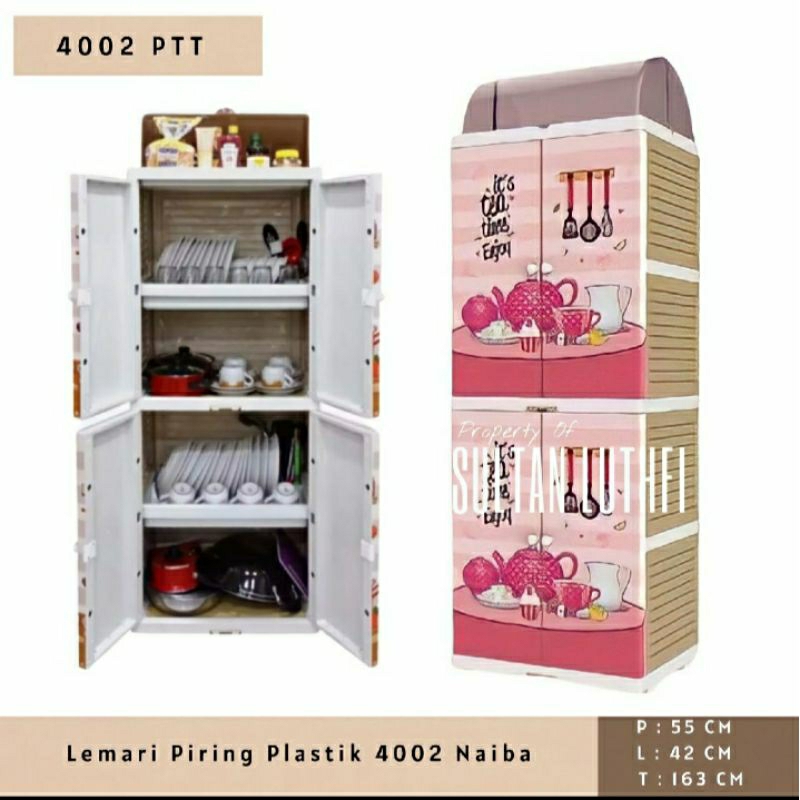 rak piring Naiba plastik 4002