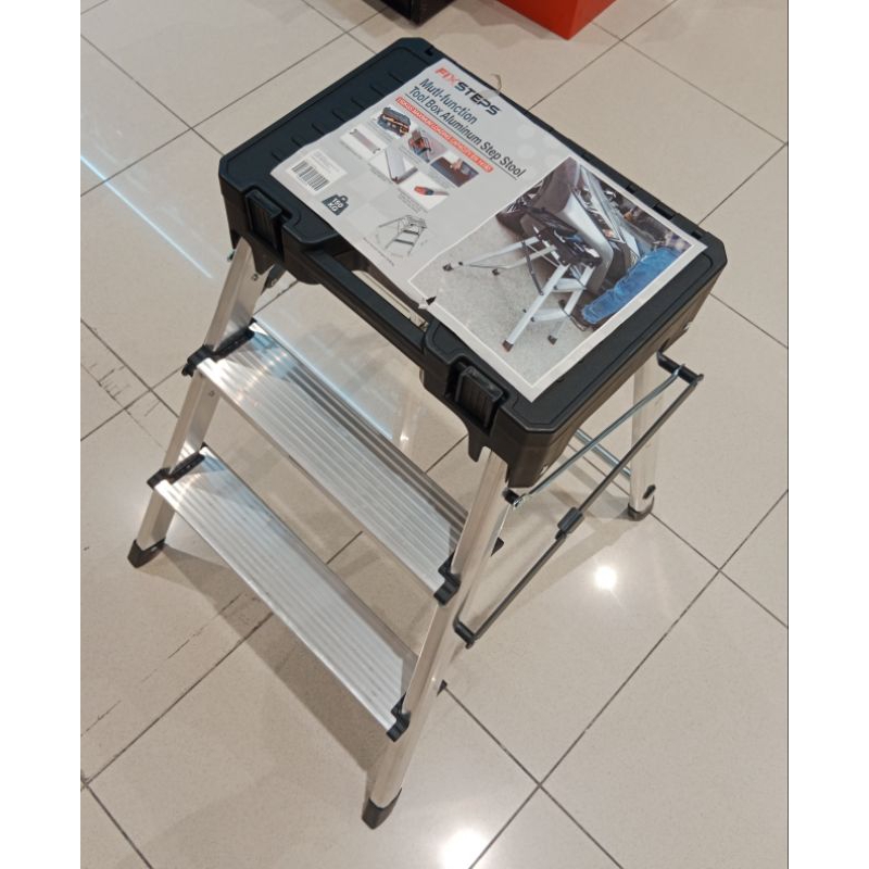 FIXSTEPS Tangga Lipat Aluminium 3 Step 65.4cm/Tangga Aluminium