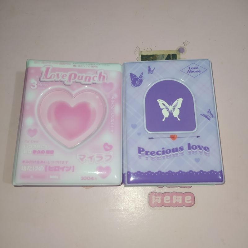 collection book kolbuk 1p preloved pvc ducky world love punch pink previous love purple ungu butterf