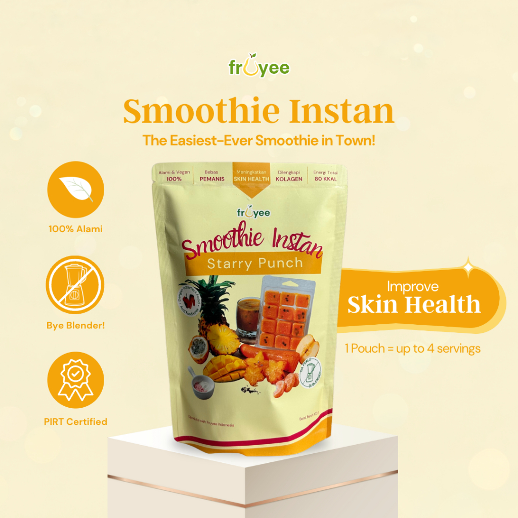 

FRUYEE Frozen Smoothie Instan - Starry Punch (Gak Perlu Diblender)
