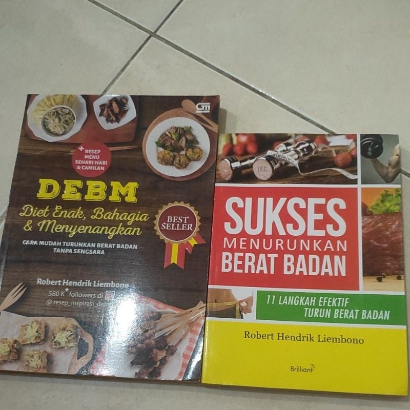 buku baru DEBM diet enak ori 1 sets