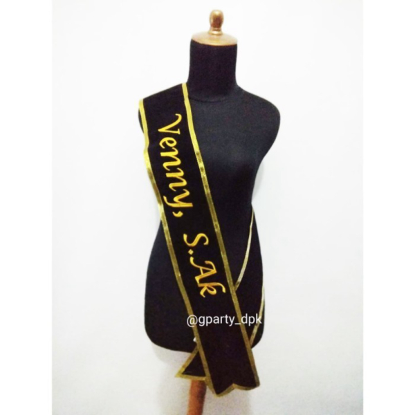 Murah Bordir Wisuda Depok [KILAT] Jual Selempang Sash Diskon