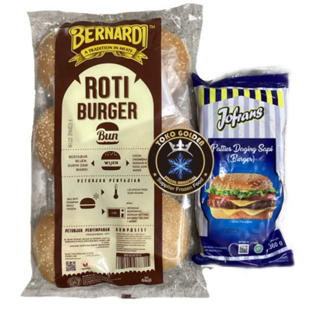 

paket hemat beef burger tebal untuk 6 porsi