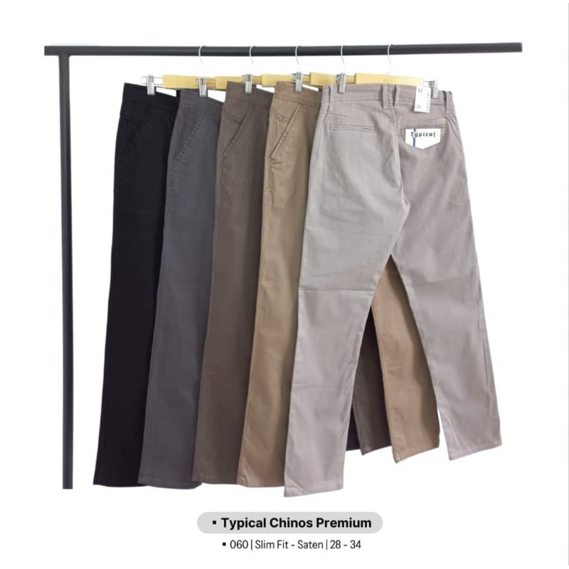 Celana Chino Panjang Typical Original premium / Chinos typical denim bahan saten