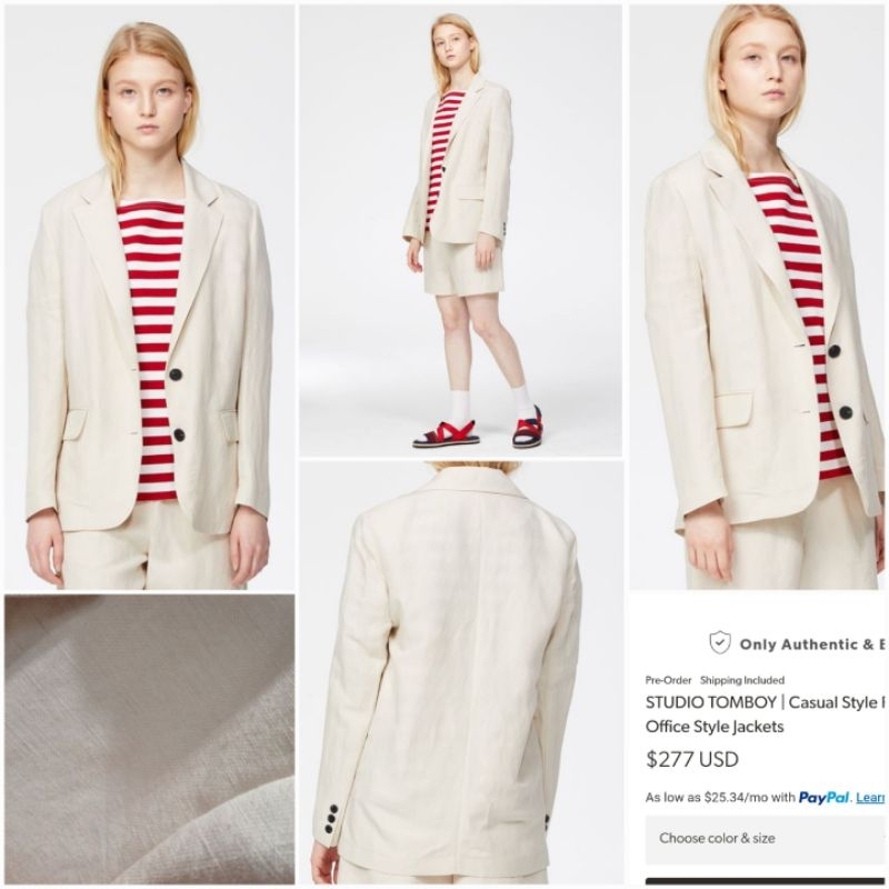 STUDIO TOMBOY soft blazer preloved