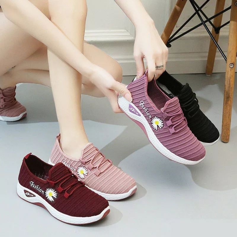 Sepatu wanita sneakers korea import branded kode A